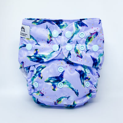 Nappy + Mini Gift Pack (Unicorn Sea)