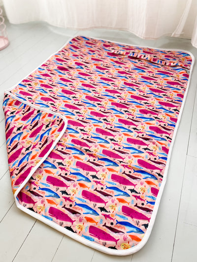 Single print, double-sided mat (Blubber Bubba)